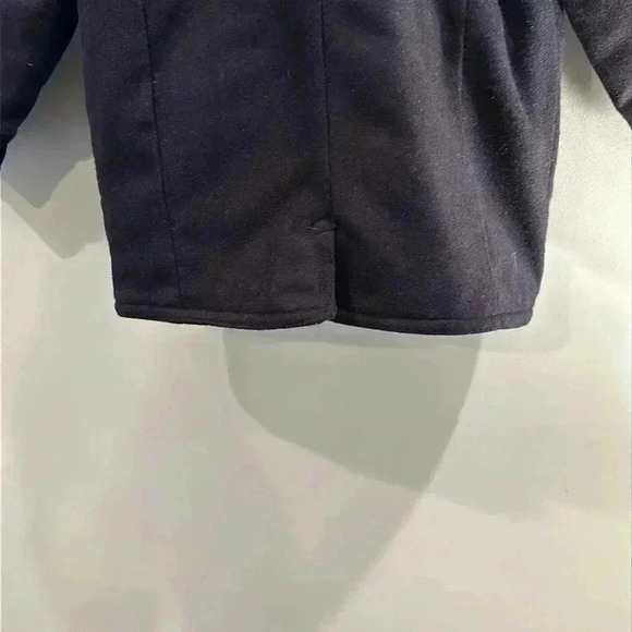 GAP  - Navy wool blend double insulated breasted peacoat. Size 5 - Picture 5 of 9